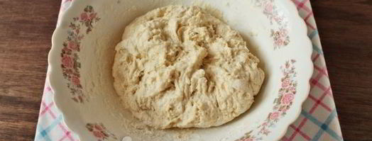 быстрое тесто для пирожков без дрожжей. Шаг 6