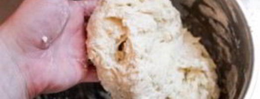 дрожжевое бисквитное тесто. Шаг 2