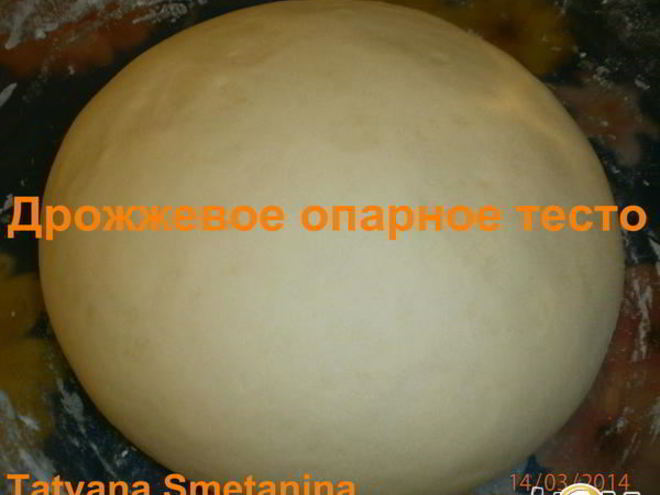 Рецепт дрожжевого опарного теста