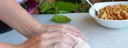 дрожжевое тесто для рыбного пирога. Шаг 2