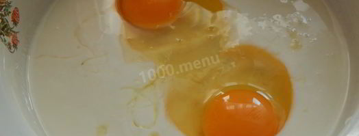 наливное тесто для пирога на кефире. Шаг 3