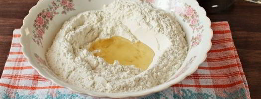 постное заварное тесто. Шаг 4