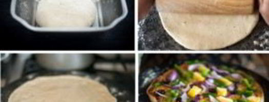 пресное тесто для пиццы без дрожжей. Шаг 4