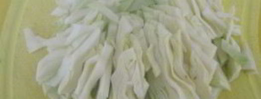 слоеное бездрожжевое тесто с капустой. Шаг 3