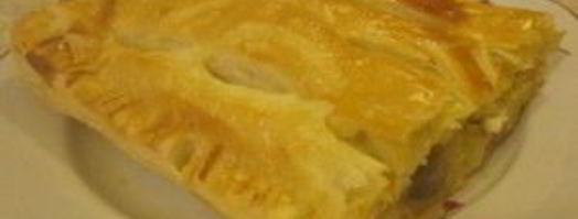 слоеное бездрожжевое тесто с капустой. Шаг 8