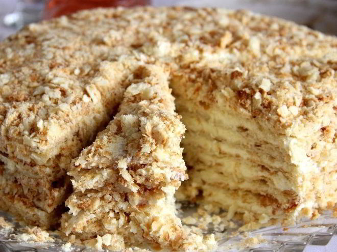 Рецепт слоеного теста для наполеона