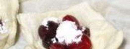 слоеное тесто с вишней. Шаг 4