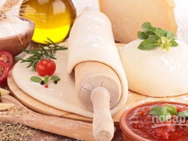 Рецепт теста без дрожжей для пиццы