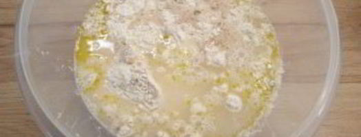 тесто для итальянской тонкой пиццы. Шаг 2