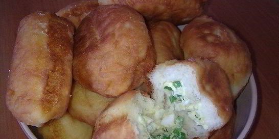 Тесто для пирожков на сковороде