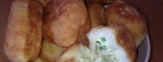 тесто для пирожков на сковороде. Шаг 4