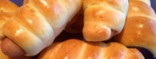 тесто для пирожков с сосиской. Шаг 6