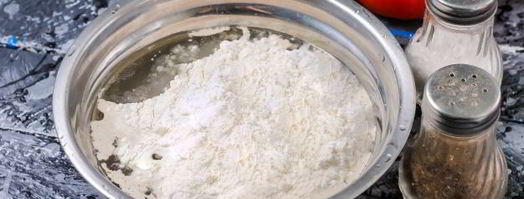 тесто для пиццы без дрожжей на воде. Шаг 5