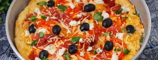 тесто для пиццы без дрожжей на воде. Шаг 9