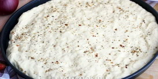 Тесто для пиццы на кефире