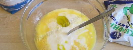 тесто для пиццы на кефире. Шаг 4