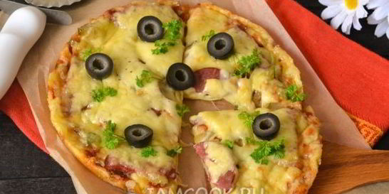 Тесто для пиццы на кислом молоке