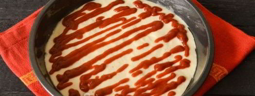 тесто для пиццы на кислом молоке. Шаг 11