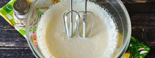 тесто для пиццы на сметане и майонезе. Шаг 5