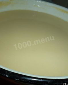 Тесто для сладких блинов на молоке