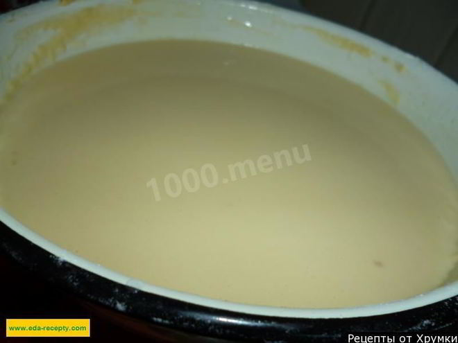 Рецепт теста для сладких блинов на молоке