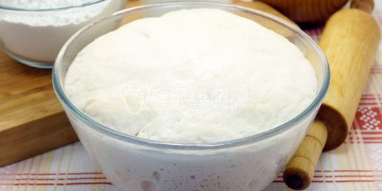 Тесто на кефире для пирожков