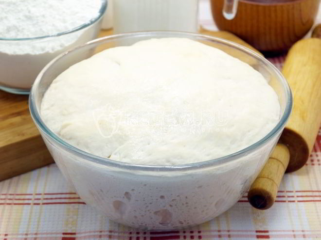 Рецепт теста на кефире для пирожков