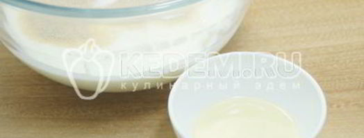 тесто на кефире для пирожков. Шаг 3