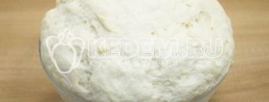 тесто на кефире для пирожков. Шаг 6