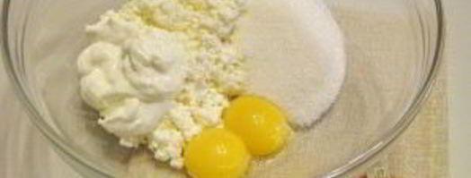 творожное тесто для пирога с яблоками. Шаг 2