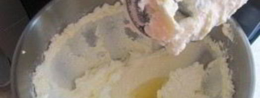 творожное тесто на кефире. Шаг 2