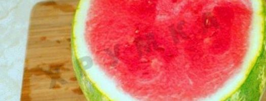 арбузный торт с фруктами. Шаг 3