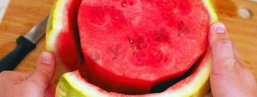 арбузный торт с фруктами. Шаг 7