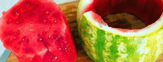 арбузный торт с фруктами. Шаг 8