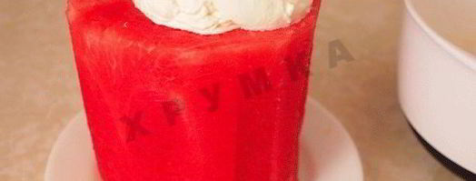 арбузный торт с фруктами. Шаг 10