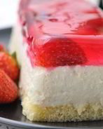 Бисквитный торт с желе