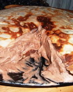 Блинный торт с шоколадным муссом