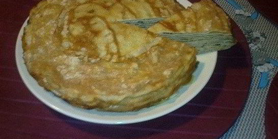 Блинный торт Яблочный Спас