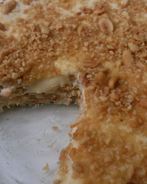 Бразильский кремовый торт с арахисом