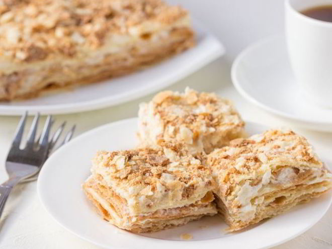 Рецепт домашнего торта наполеон