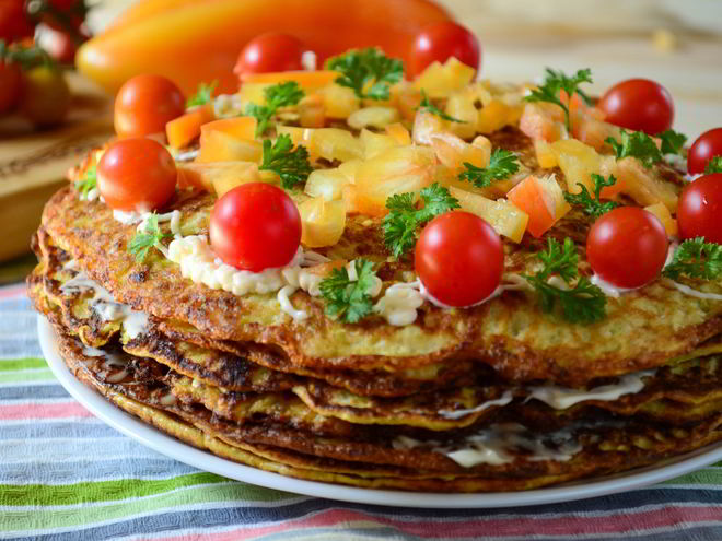 Рецепт кабачкового торта