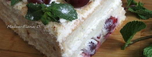 летний торт нежное вишневое облачко. Шаг 24