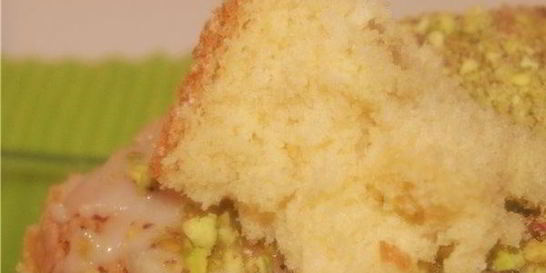 Лимонный бисквитный торт