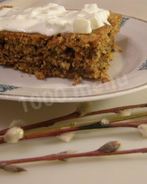 Морковный торт с грецкими орехами
