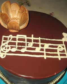 Моцарт торт из песочного теста с шоколадным муссом