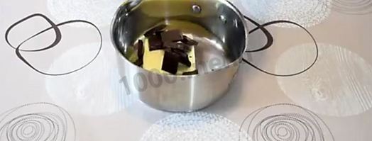 муссовый торт три шоколада на сливках. Шаг 2