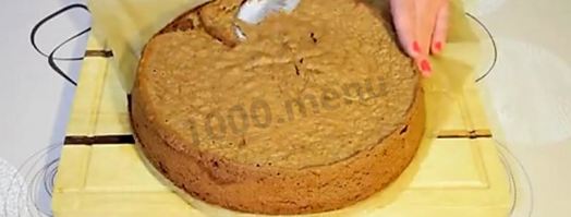 муссовый торт три шоколада на сливках. Шаг 12