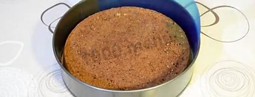 муссовый торт три шоколада на сливках. Шаг 13