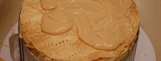 наполеон с заварным карамельным кремом. Шаг 19