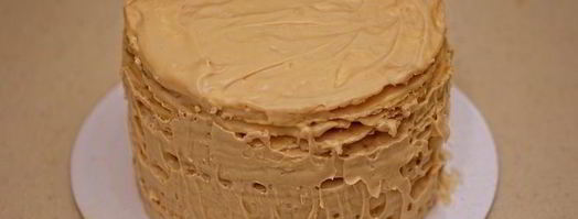 наполеон с заварным карамельным кремом. Шаг 21